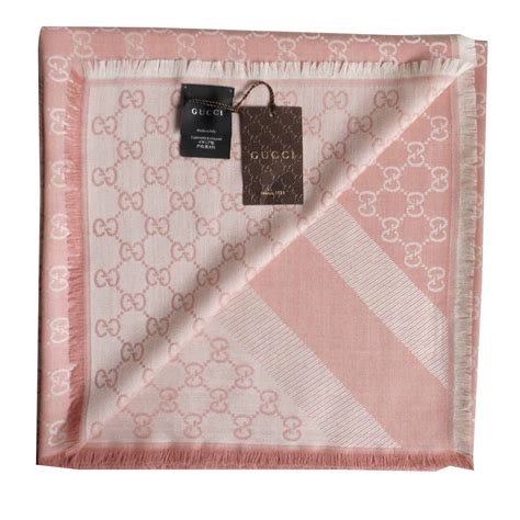 gucci scarf womens pink|gucci pink silk scarf.